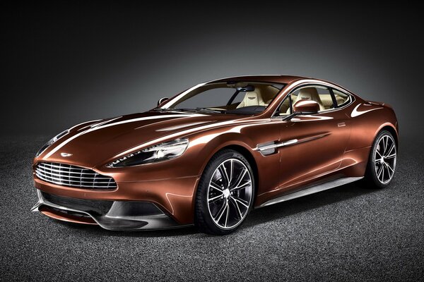 Luxury car aston martin