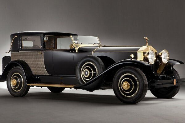 Collectible car model on a gray background