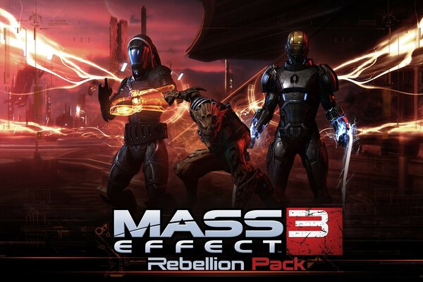 Heroes from the game mass effect