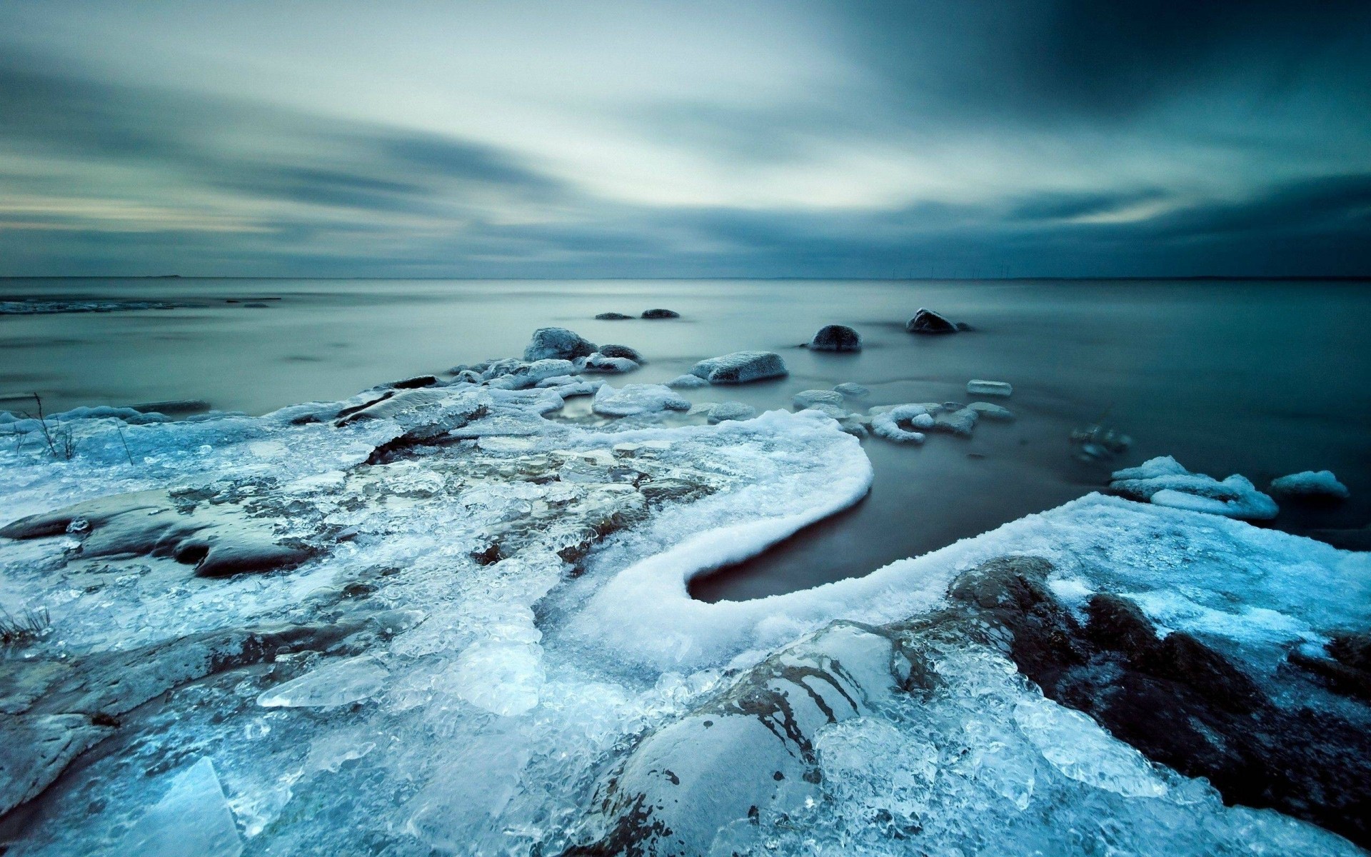 landschaft wasser strand landschaft meer sonnenuntergang ozean meer himmel natur landschaft reisen winter abend im freien dämmerung dämmerung schnee rock see eis gefroren