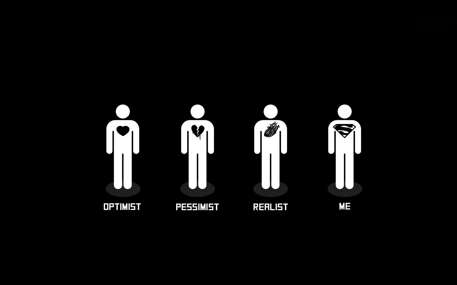 символ бизнес иллюстрация рабочего стола изолированные пессимистические настроения оптимистическое настроение реалист