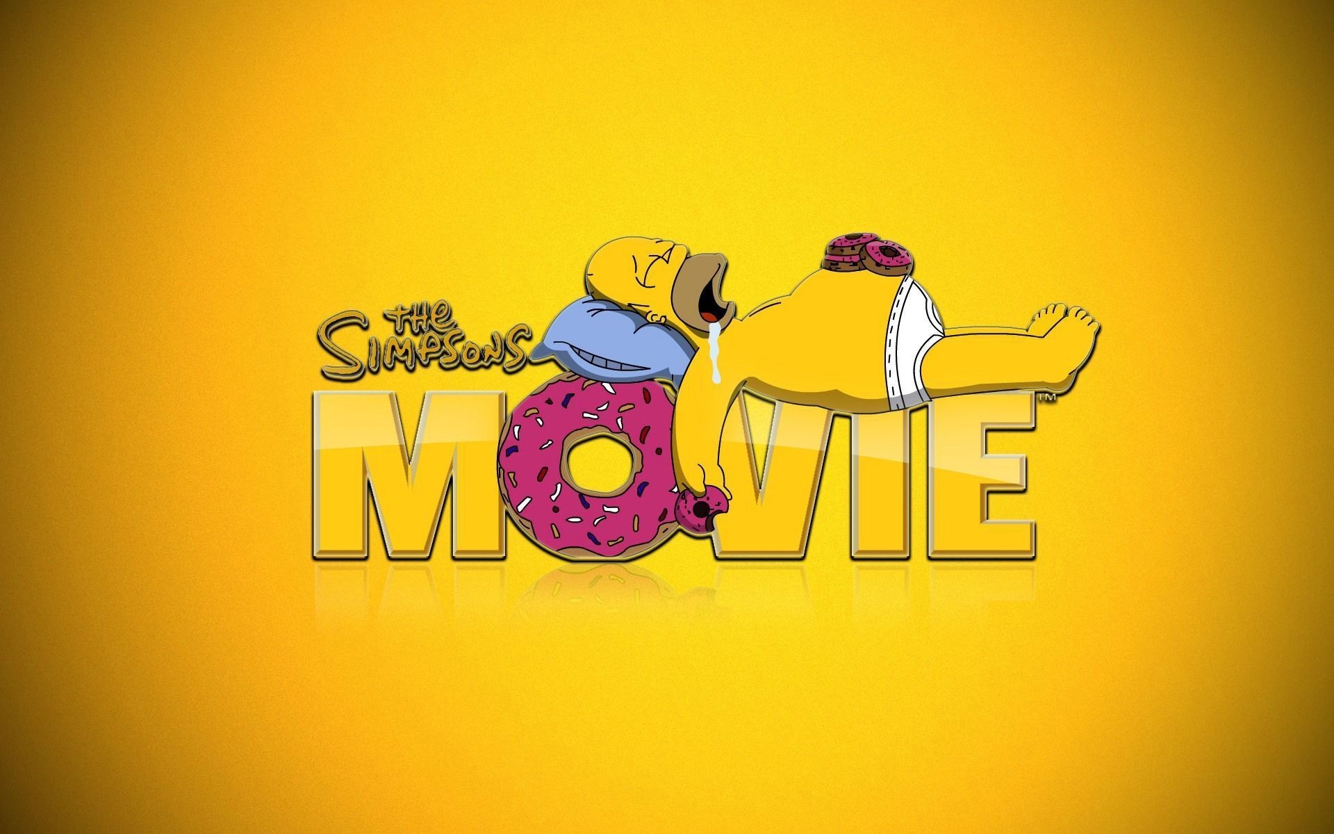 movies illustration desktop art vector retro design card simpsons cartoon movie comedy