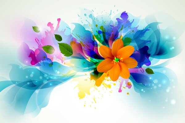 Bright flowers desktop