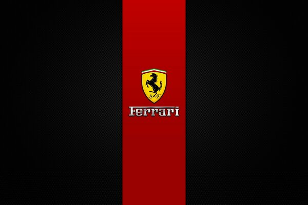 Drapeau ferrari design graphique