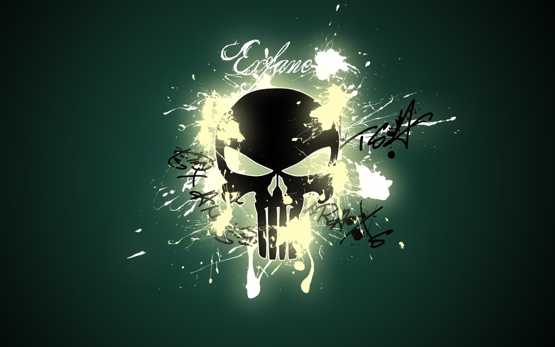 other games desktop celebration silhouette action crime skull colors