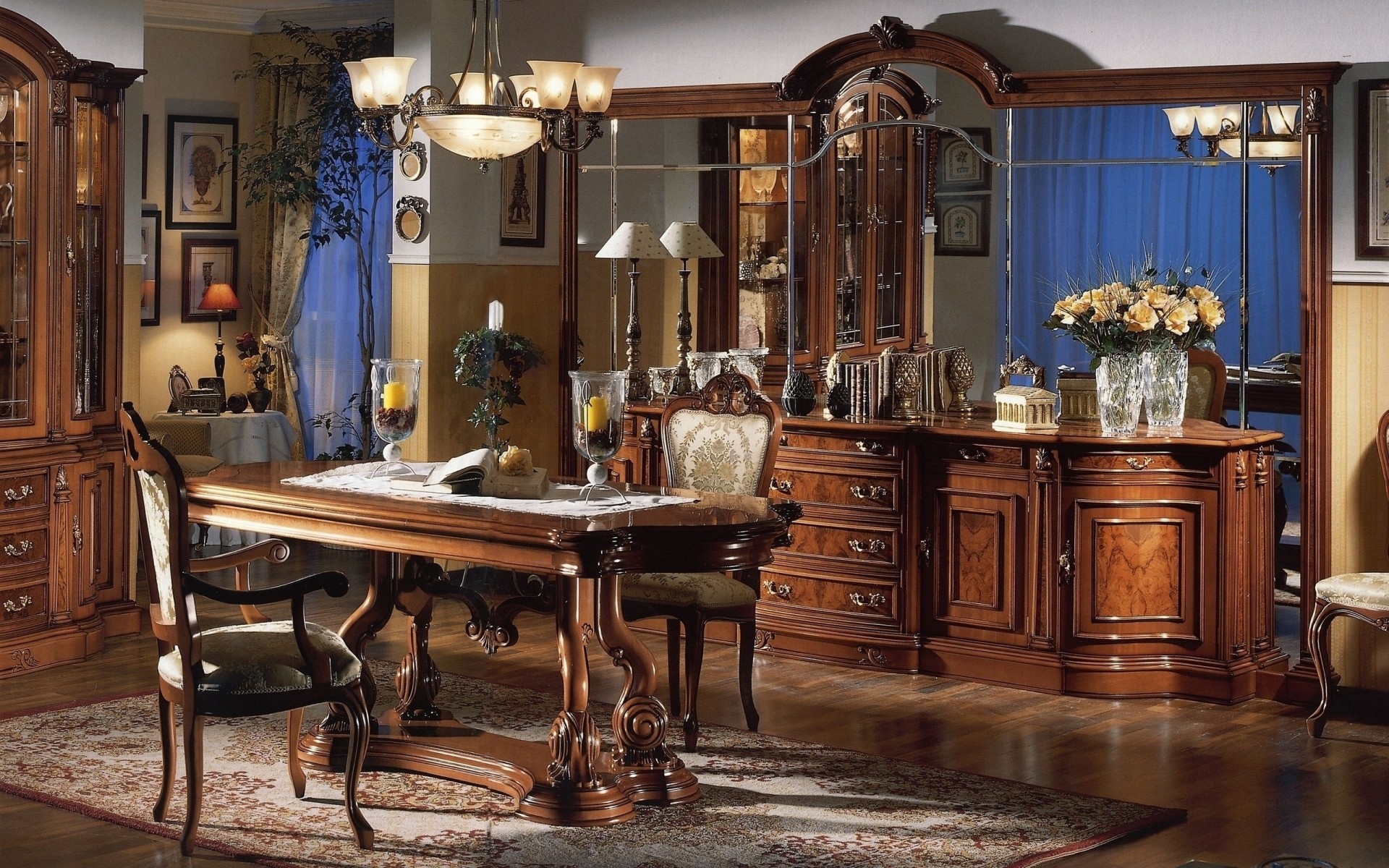 мебель дизайн интерьера номер в помещении дома таблица место дом кабинет стул роскошные лампа люстра ковер зеркало камин внутри пол полка стулья света