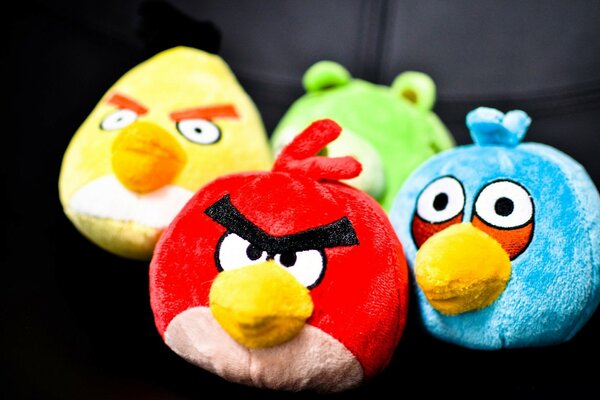 Game angry birds Eyebrows forelocks Ears Eyes Beak