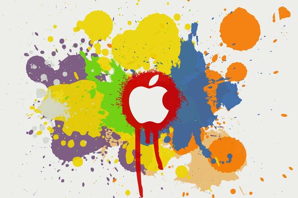 Abstraction vive avec le logo apple