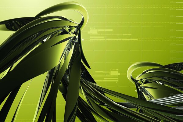 Abstract green design