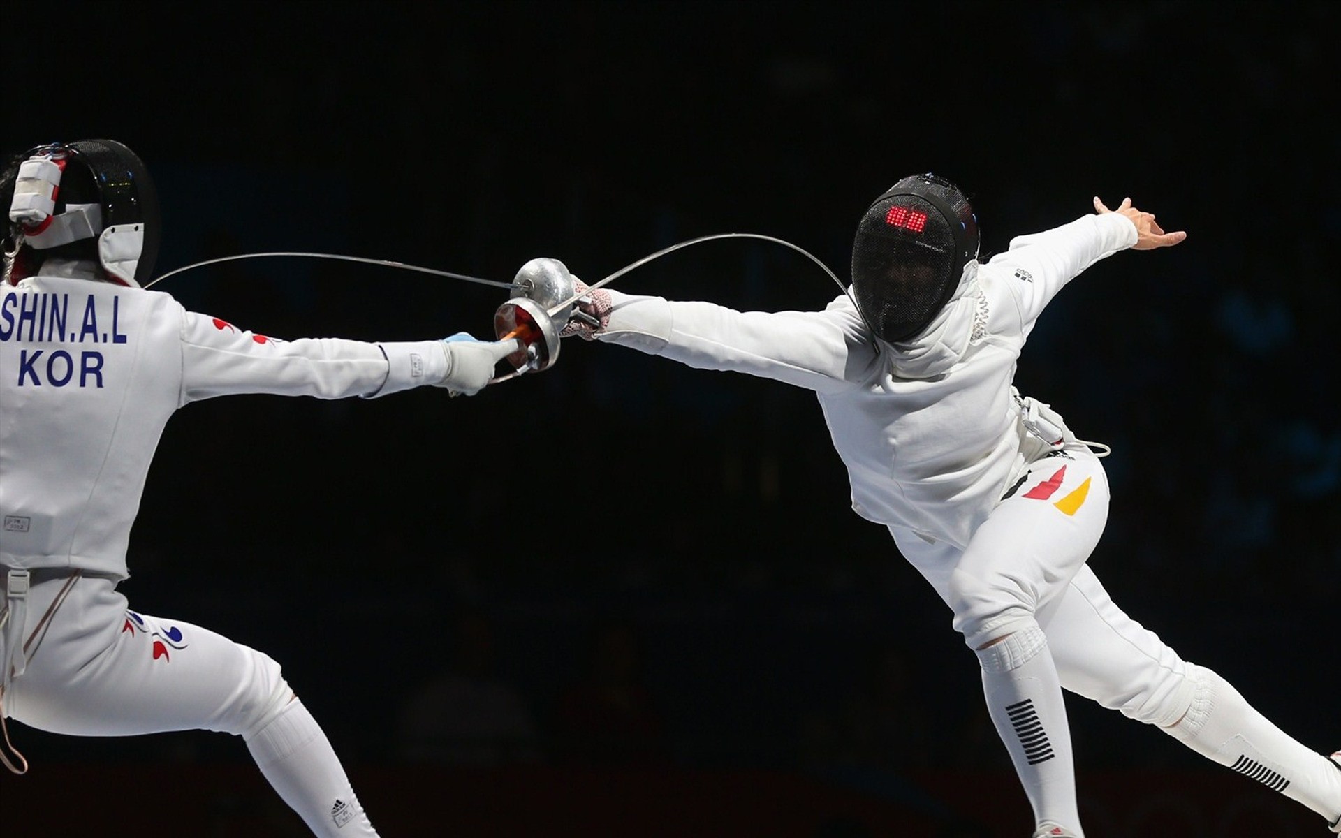 olympic games competition athlete action motion uniform man one skill adult precision london olympics fencing