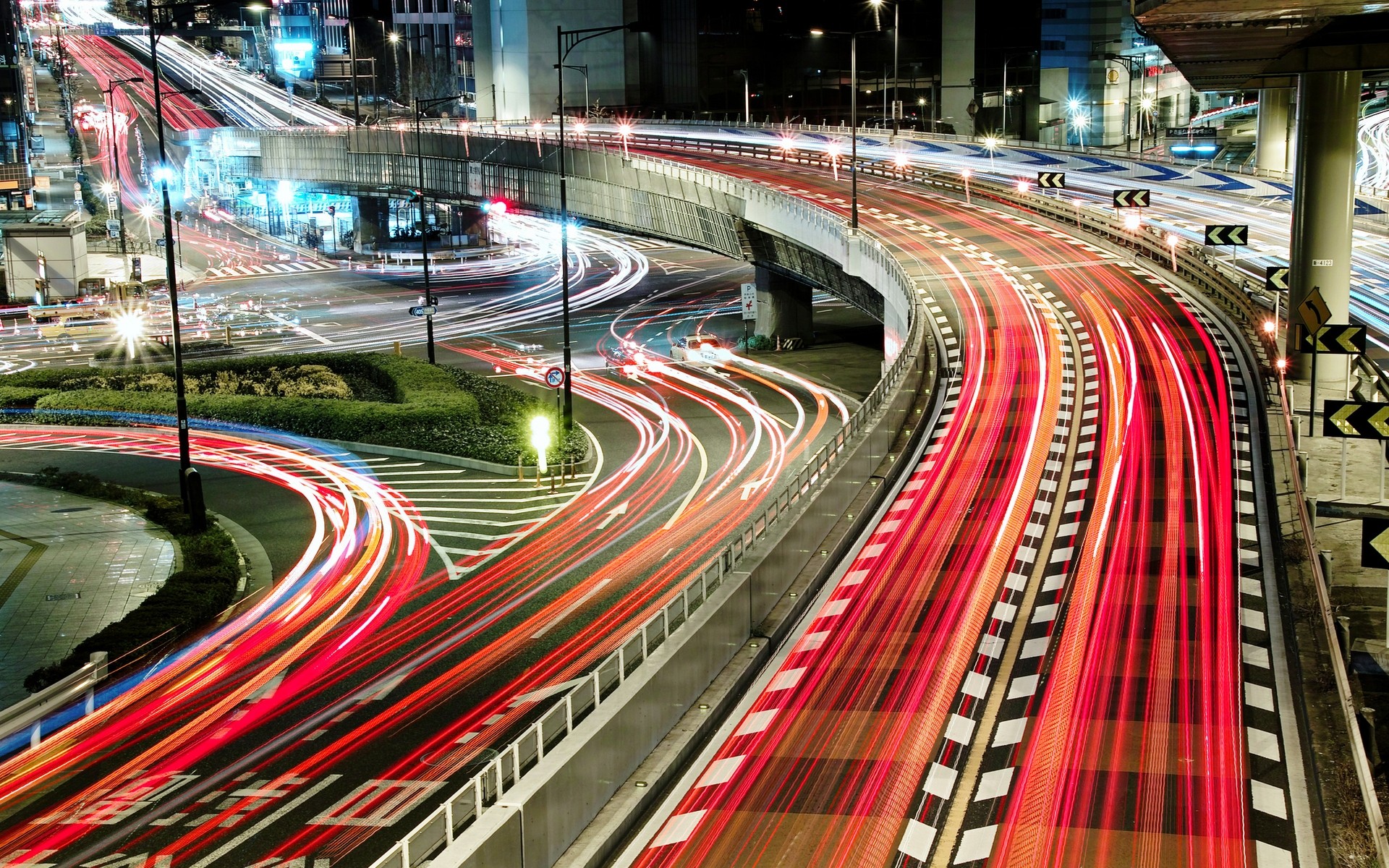 japonya bulanıklık trafik yol ulaşım sistemi hızlı araba otoyol trafik kentsel şehir otobüs rush şehir merkezi iş modern sokak akorlar hız seyahat akşam ışık gece şehir arka plan