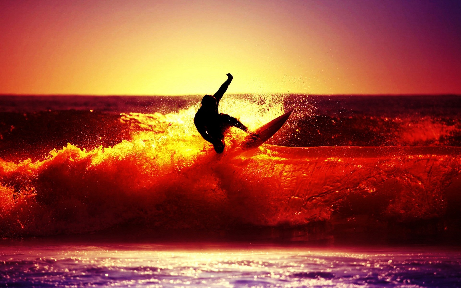 surfing sunset dawn water ocean sea dusk beach evening sun sky surf dude cool