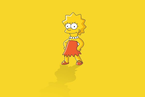 Ilustración De Lisa Mary Simpson