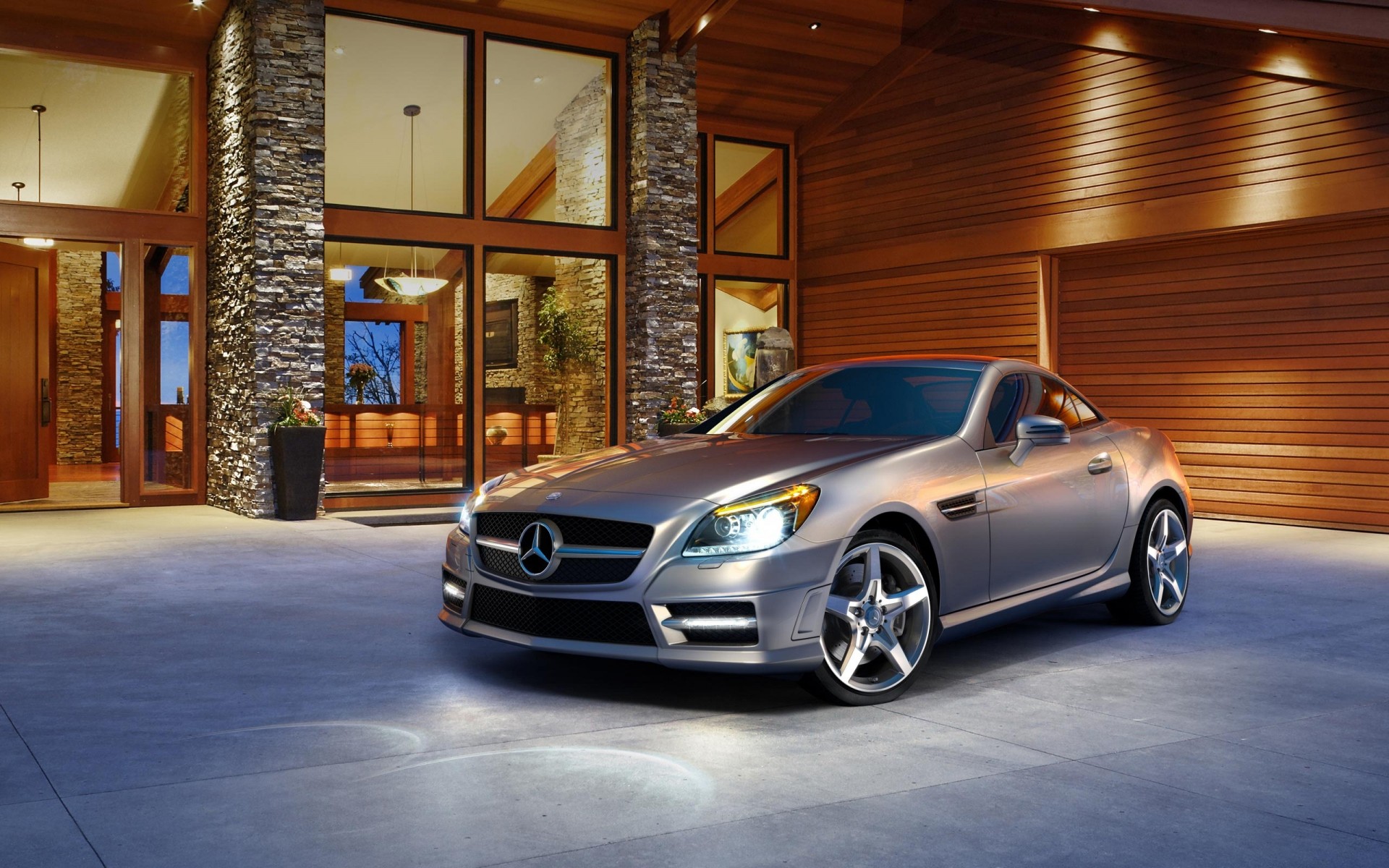 mercedes-benz car vehicle pavement blacktop transportation system automotive luxury coupe asphalt blur noon mercedes benz slk