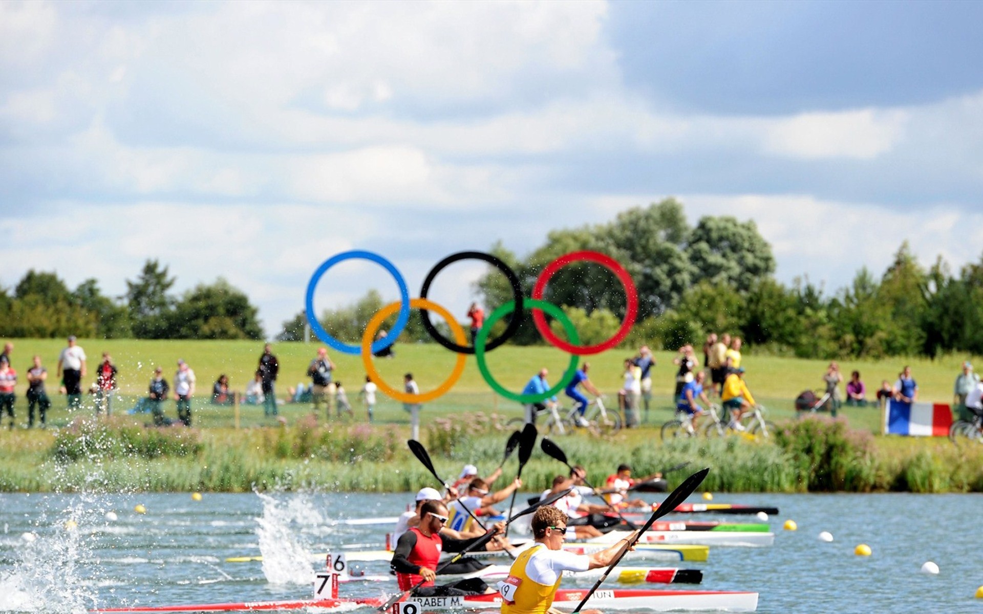 olympic games water river sport recreation summer fun leisure boat nature outdoors lake lifestyle oar sky london athlete 2012 canoe