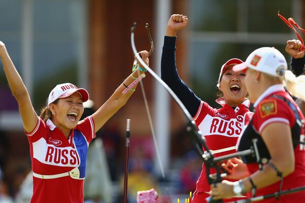 Russia s victory in the competition at the Olympic Games