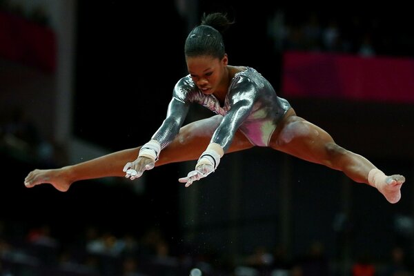 Un atleta femminile alle Olimpiadi