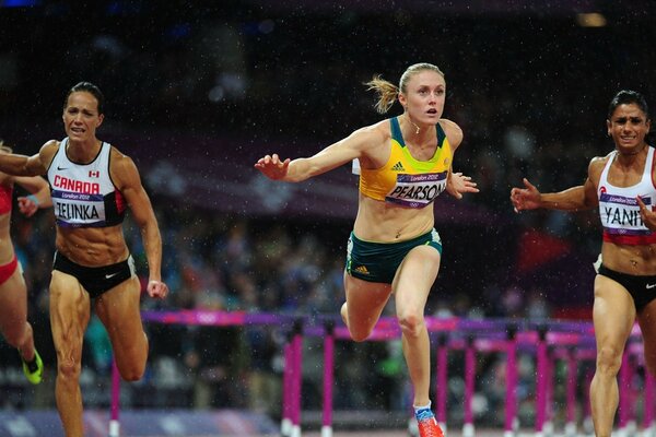 Athlètes féminines dans les compétitions d athlétisme