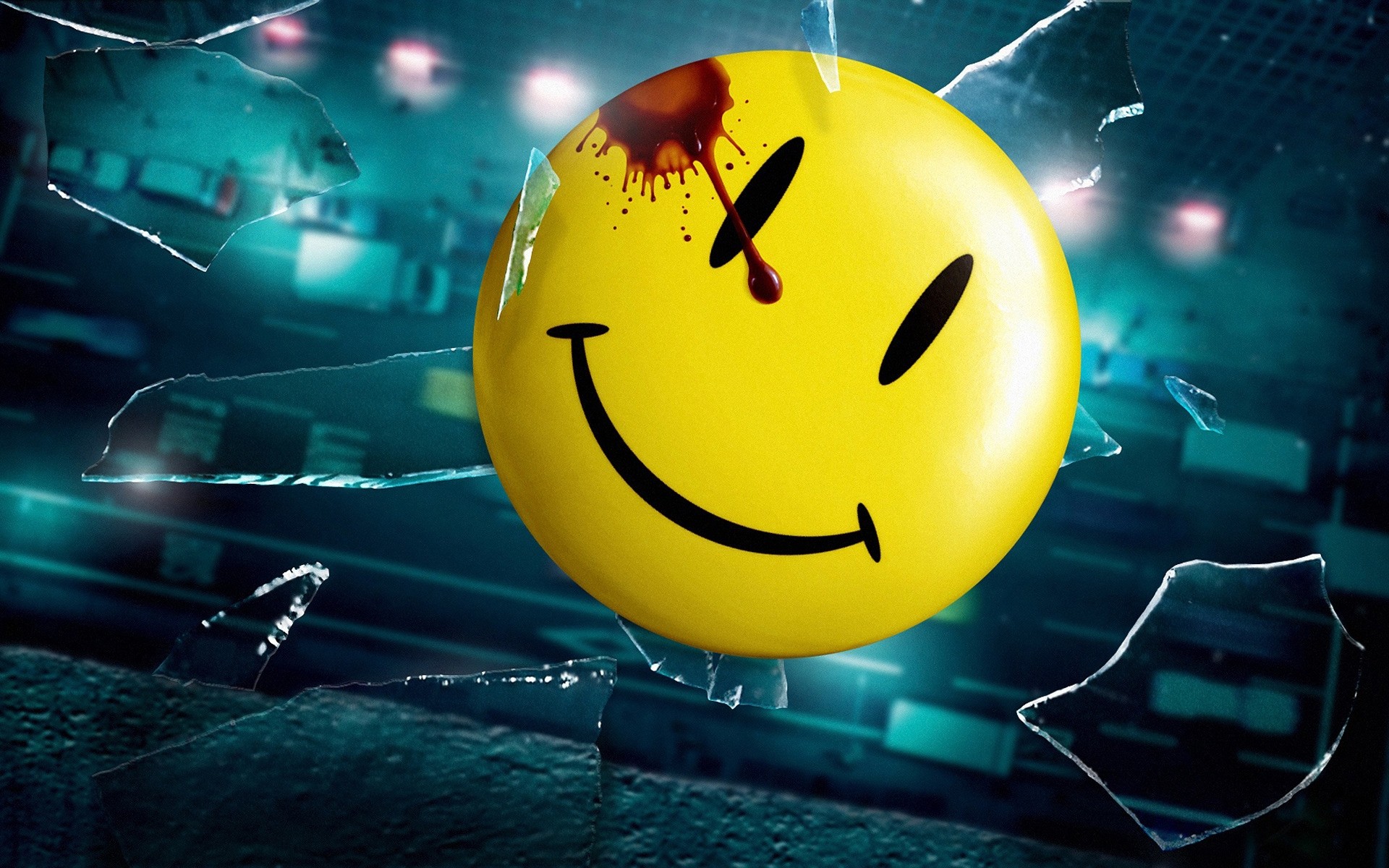 películas desenfoque acción héroes sangre smiley