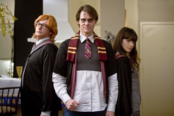 Siempre dice _da_ Harry ha perdido la cicatriz yes man Jim Carrey