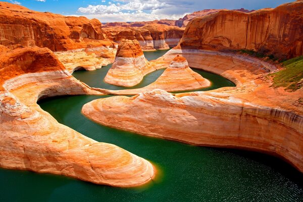 Paisaje del cañón del desierto en América