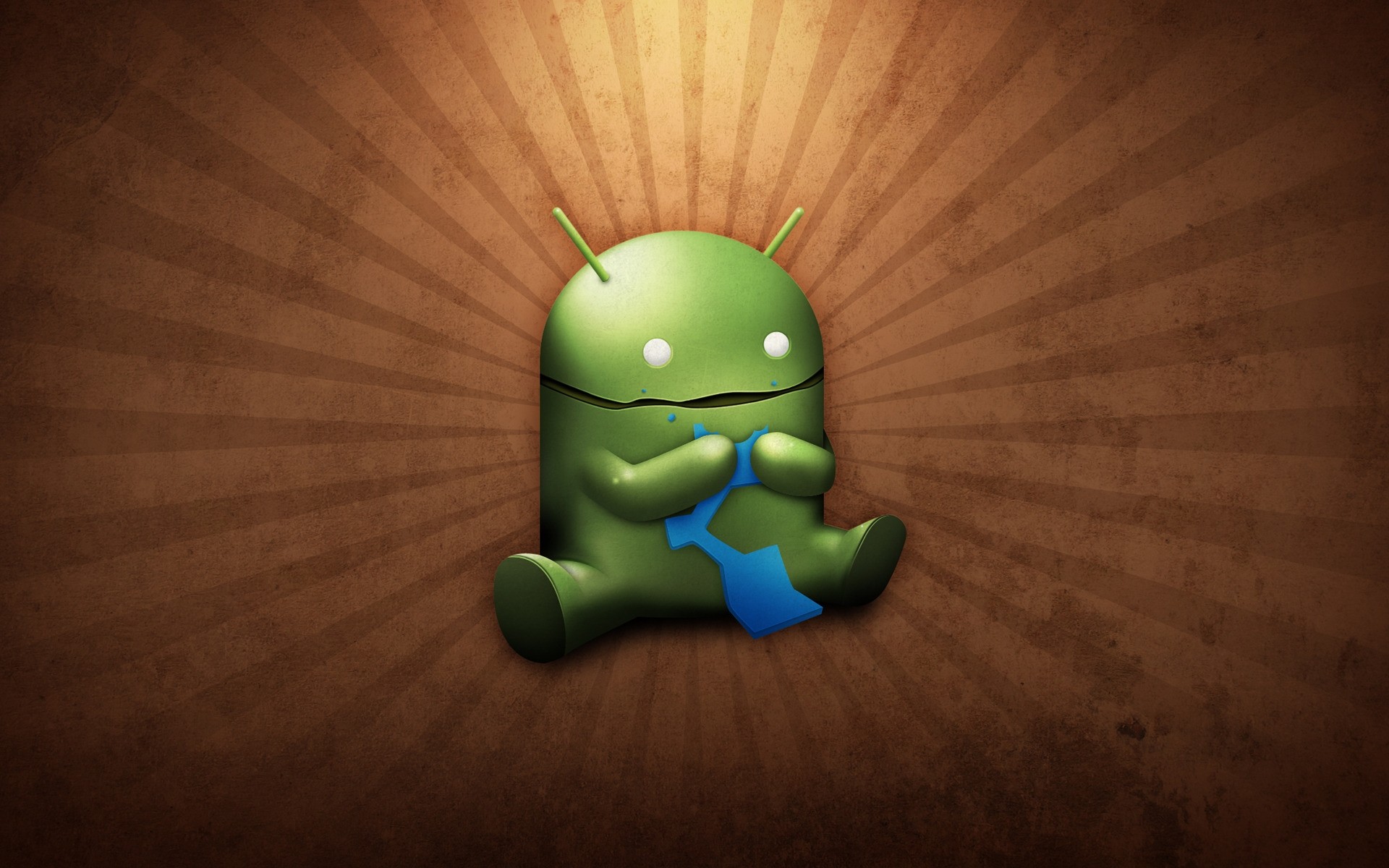 android madera logotipo de android androide divertido robot androide técnico gadget