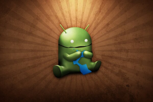 Logo Android sul desktop