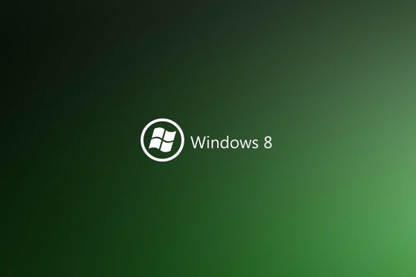 Gradient dark green windows 8