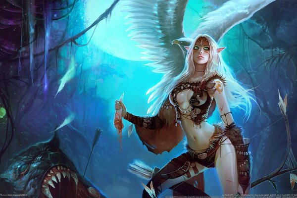 The underwater world of a feminine warrior