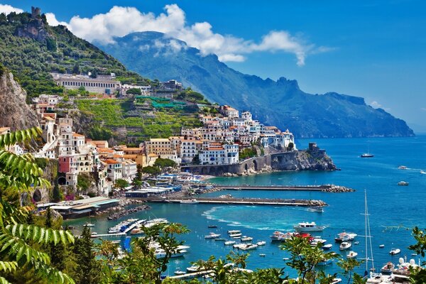 Greece island cityscape