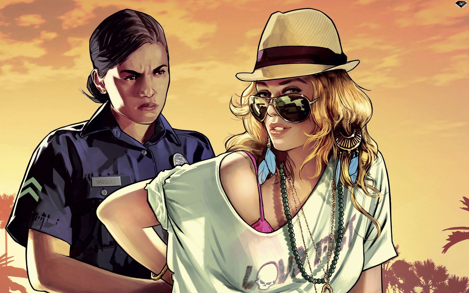 gta lunettes de soleil femme mode été amour plaisir belle homme jeune couverture fille à l extérieur adulte sexy jolie rétro portrait glamour mignon gta5 gta affiche gta 5