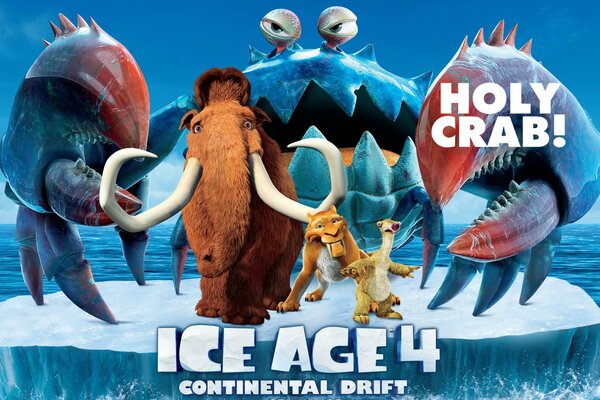 Cartoon Ice Age Zeichen