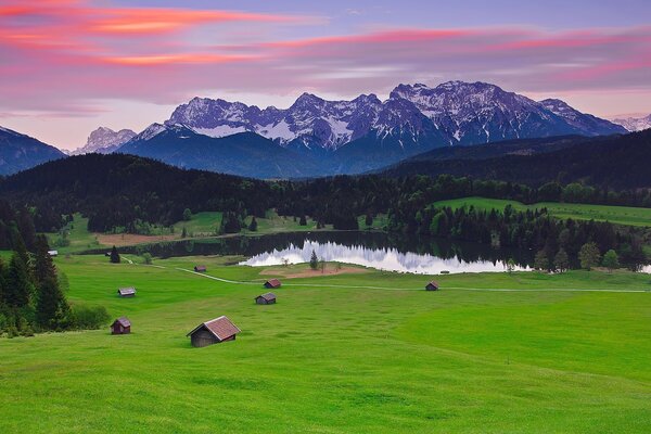 Bella natura angolo paesaggio