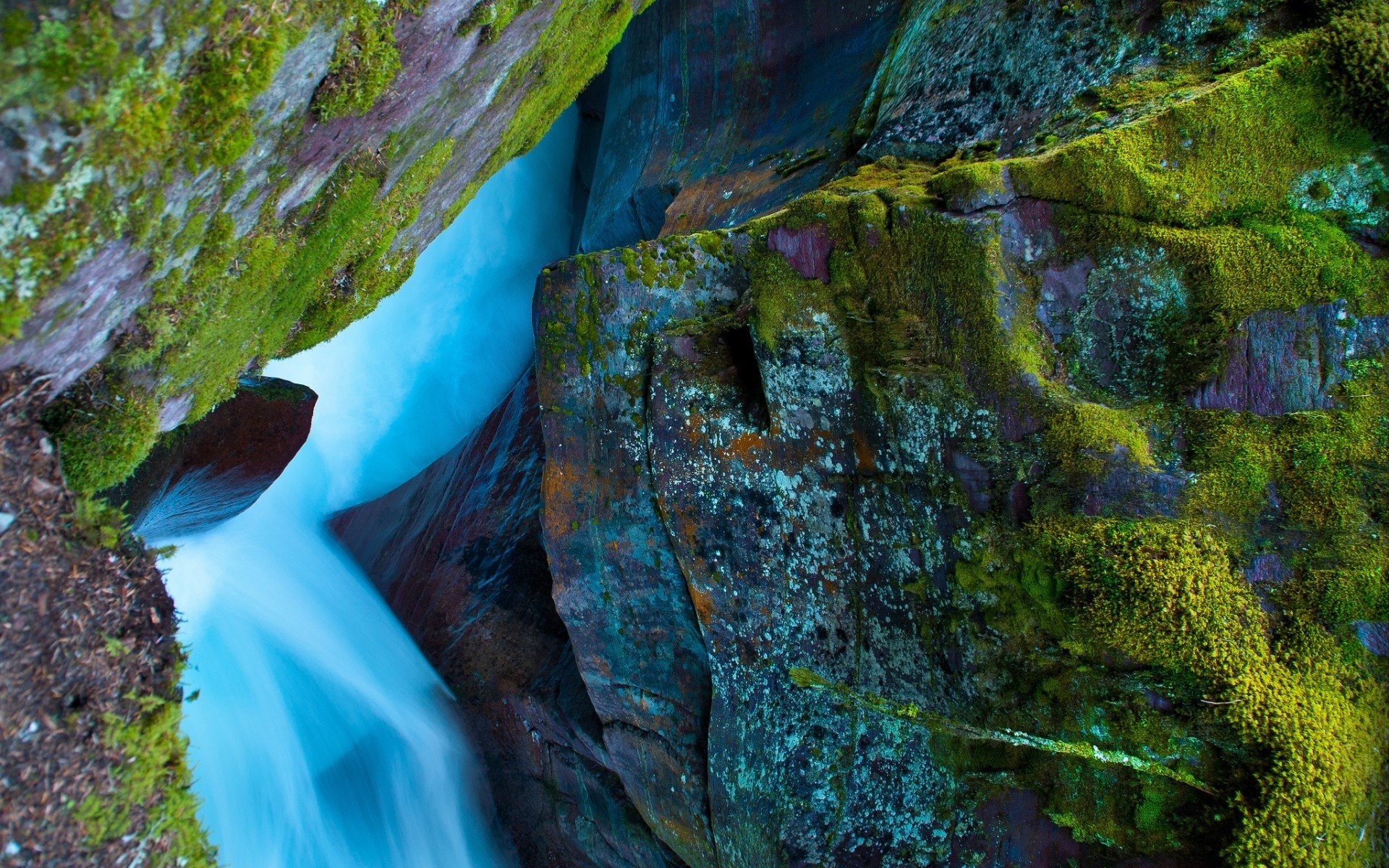 landschaft kunst malerei wasser abstrakt natur pinsel spritzen künstlerisch farbe aquarell fleck leinwand textur steine wasserfall blauer wasserfall grüne steine