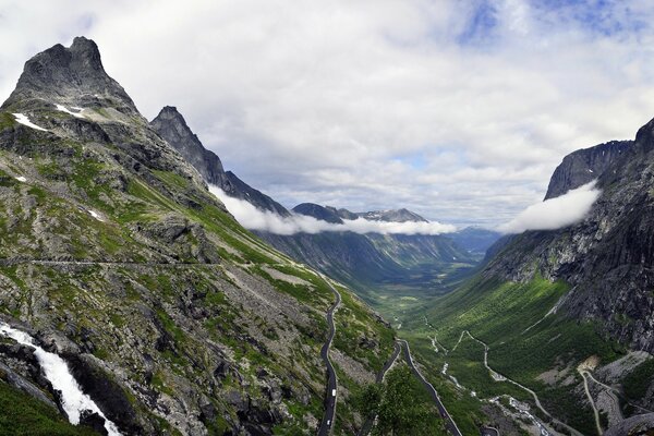 Mountains and many paths on them