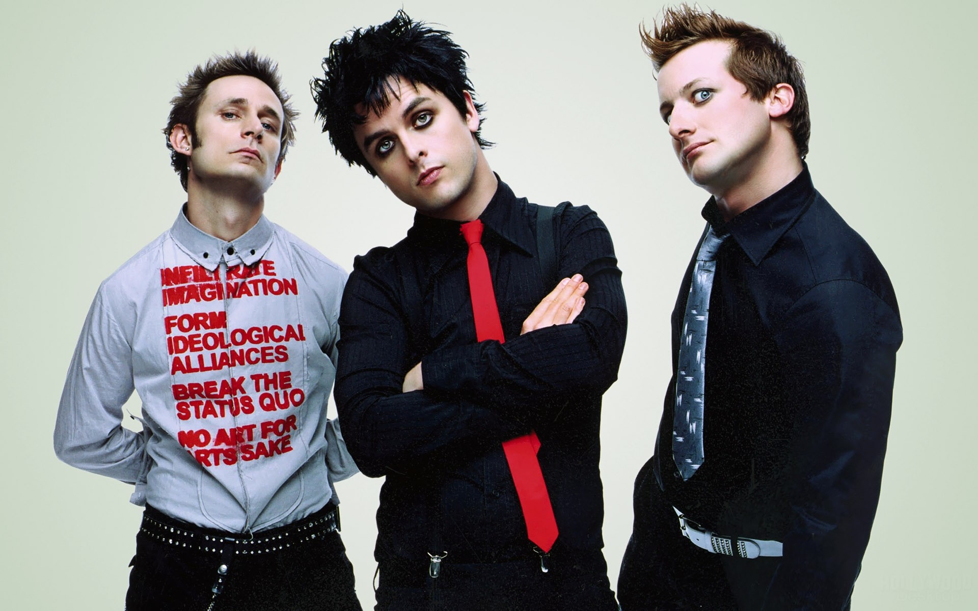 bands man fashion portrait wear green day