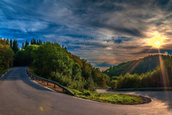 La naturaleza ha creado el increíble paisaje que vemos en el viaje