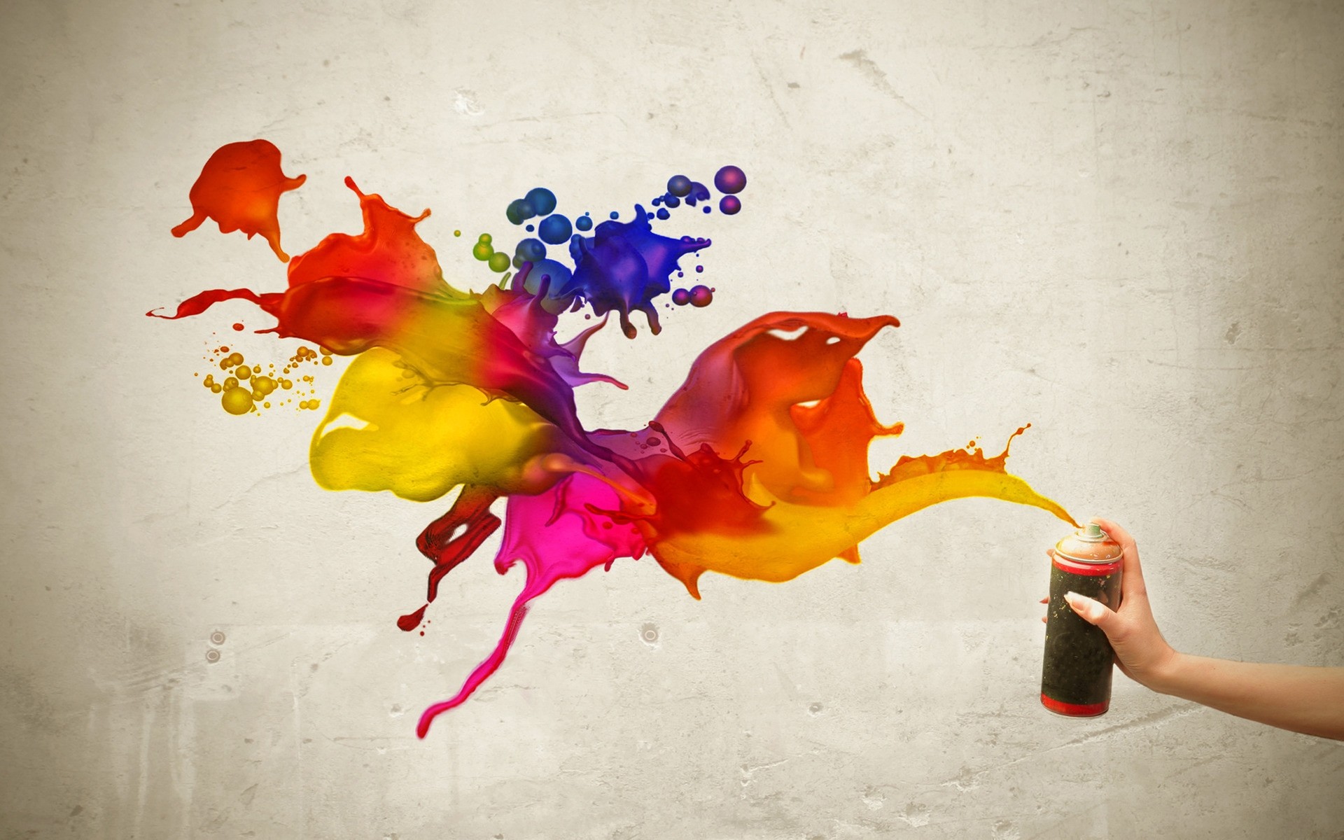 abstract splash creativity paper ink colors spray desktop alive