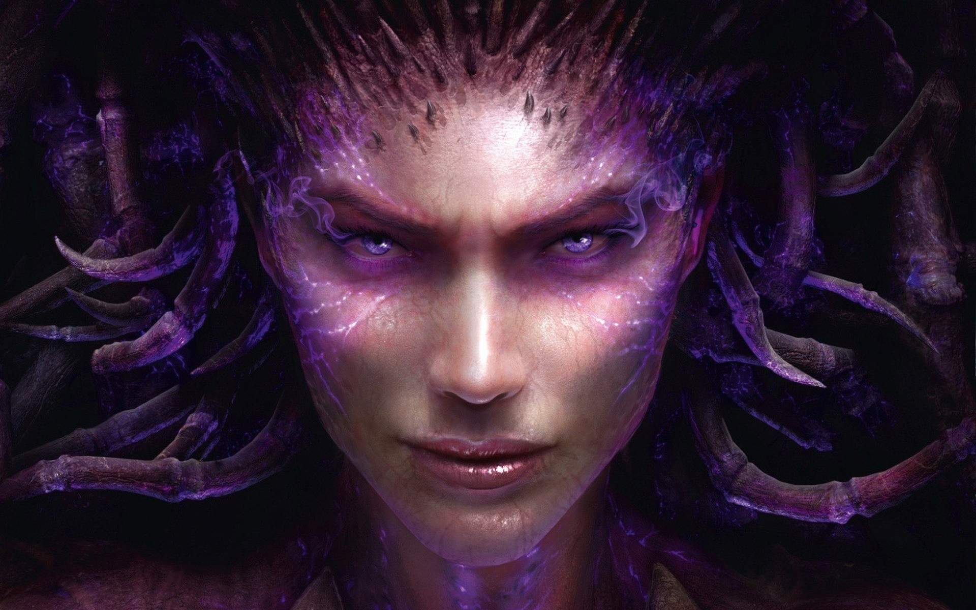 other games kadın portre yetişkin kız moda sanat fantezi renk starcraft