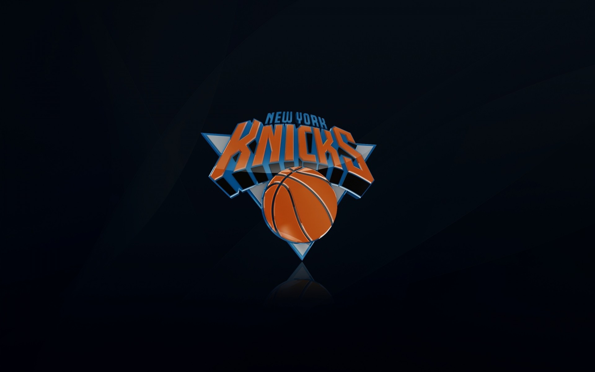 koszykówka pulpit ciemny ilustracja projekt sztuka obrazy kształty światło streszczenie sylwetka profesjonalna koszykówka knicks knicks logo