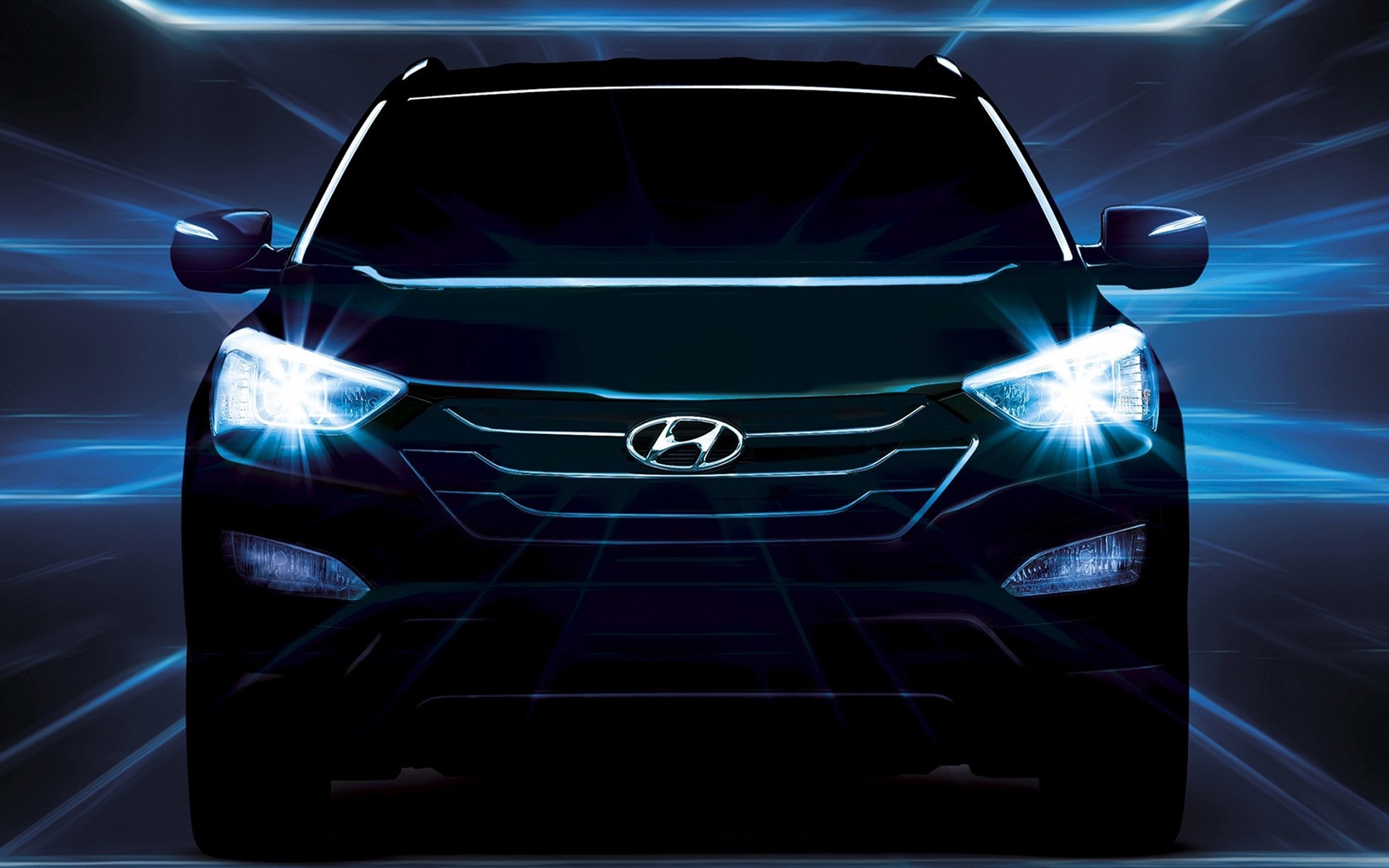 hyundai carro luz hyundai santa fé