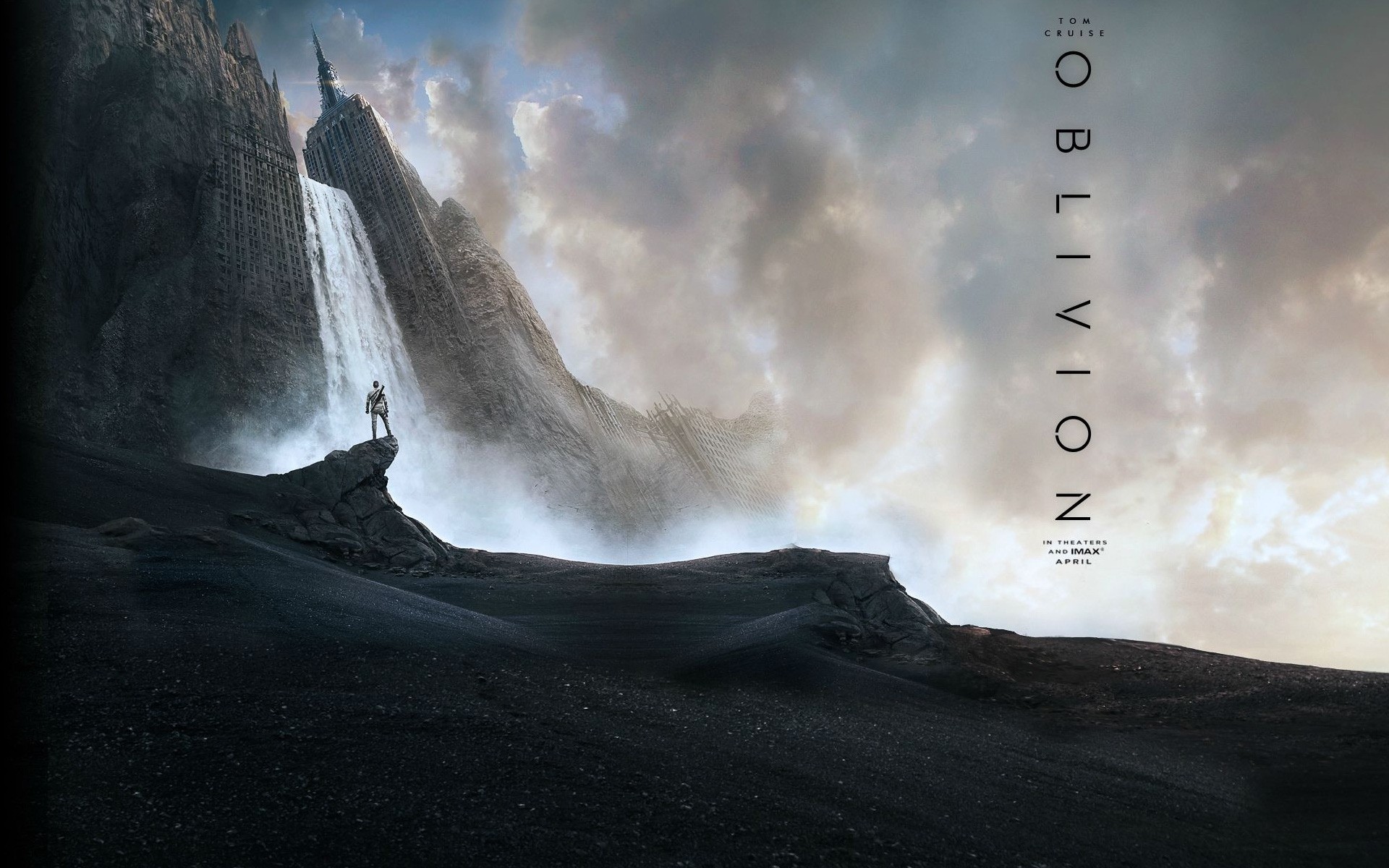 filmler manzara gökyüzü kar doğa dağlar açık havada seyahat kış şafak gün batımı fırtına sis oblivion filmi oblivion posteri 2013 tom cruise filmi