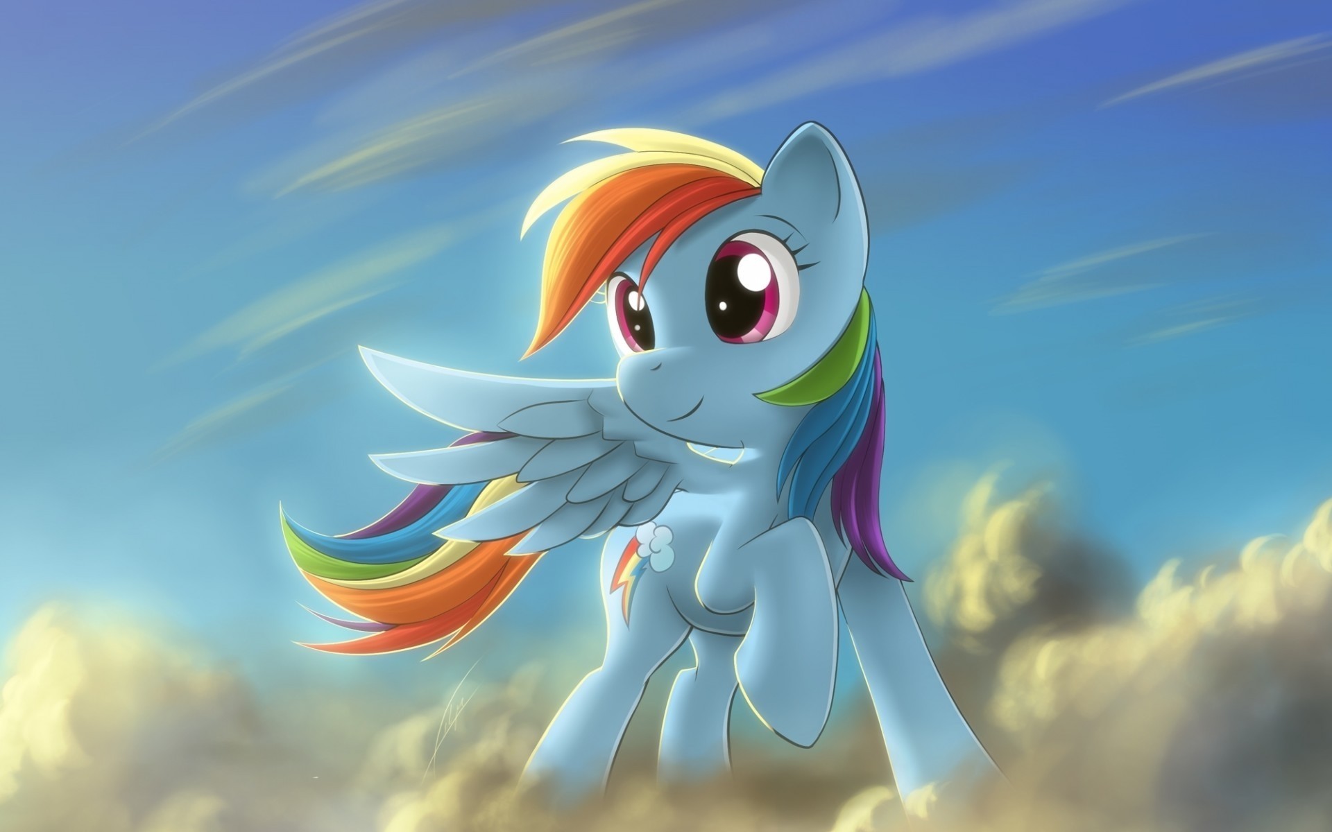 serie tv illustrazione natura acqua cielo desktop grafica animale colore pony rainbow dash obloka