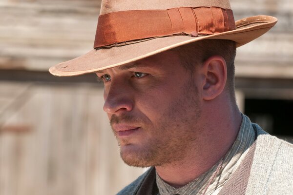 Actor. Portrait of a man in a hat