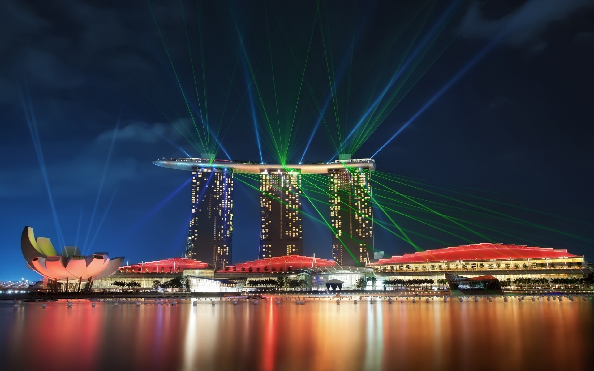 other city bridge city architecture river water travel building evening urban sky dusk cityscape lights landscape