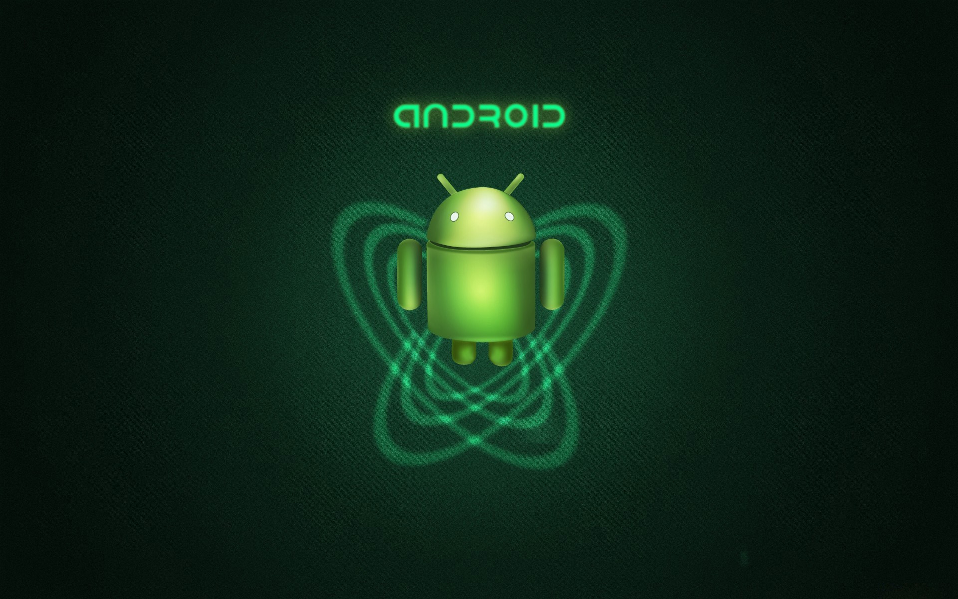 android brilhante brilha escuro luz ilustração borrão logotipo android