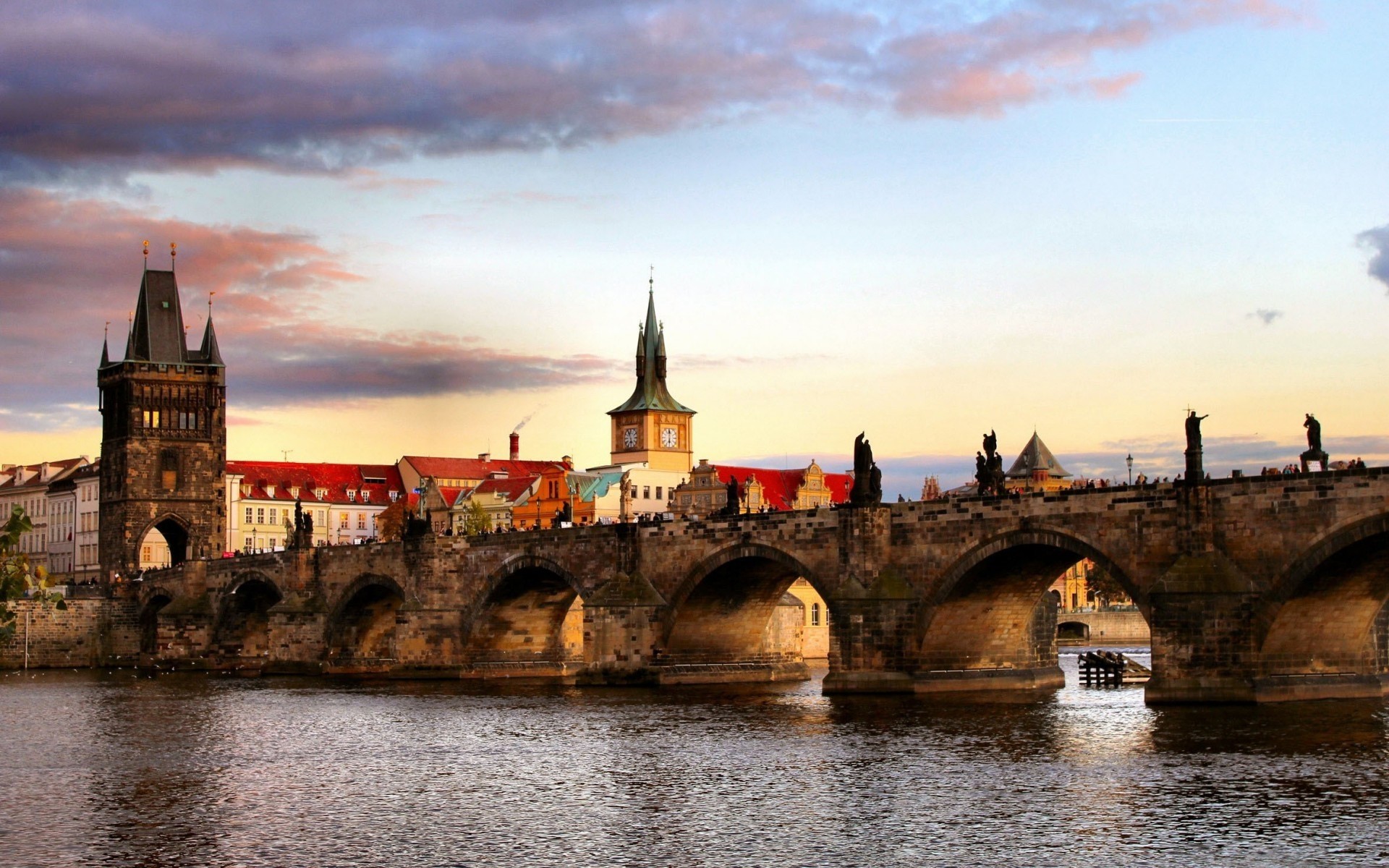 other city architecture travel river bridge city gothic water old building sky outdoors tower castle ancient dusk town tourism cityscape church prague landscape