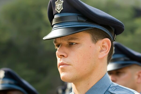 Matt Damon als Militär im Film