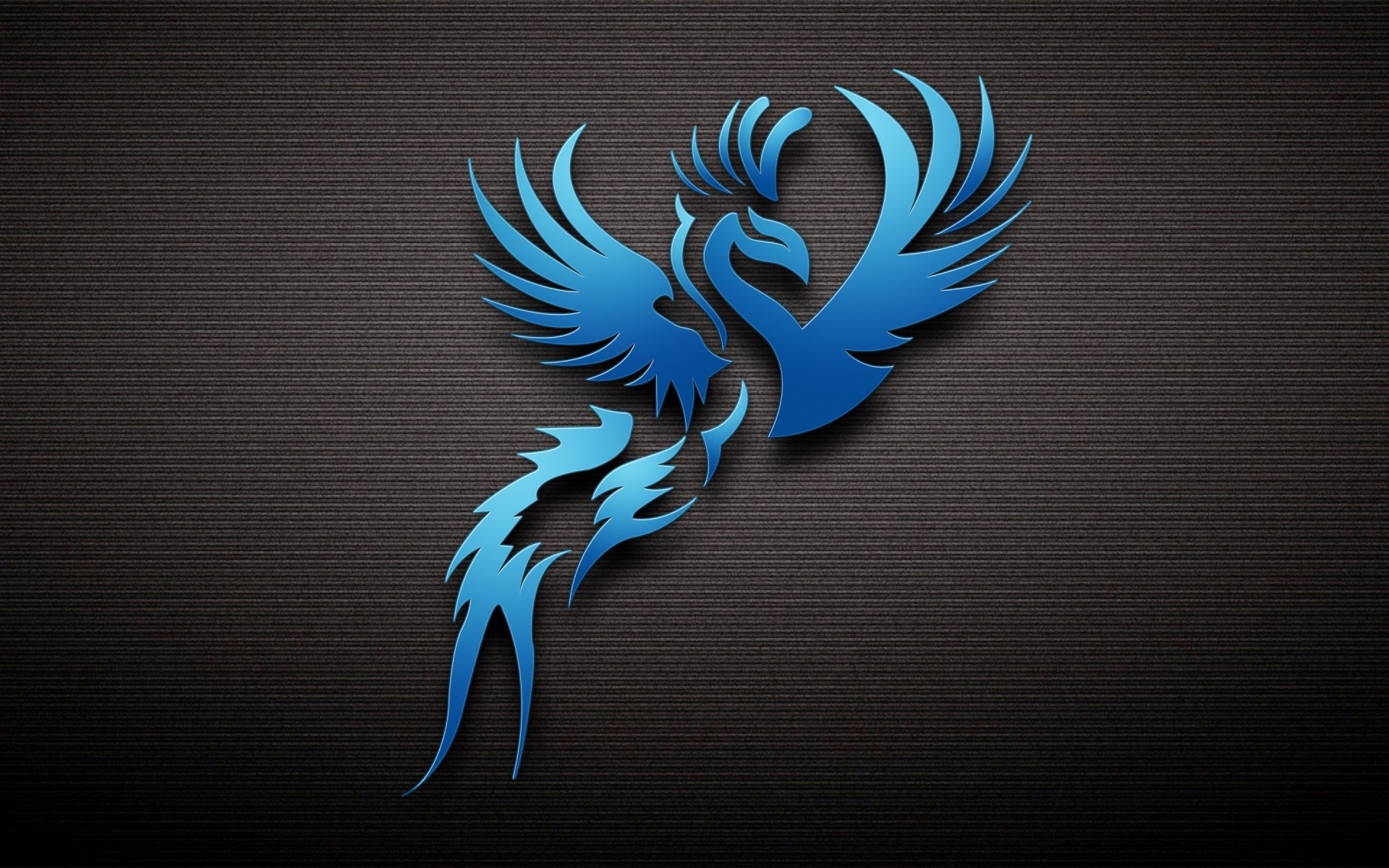 Blue phoenix wallpaper.
