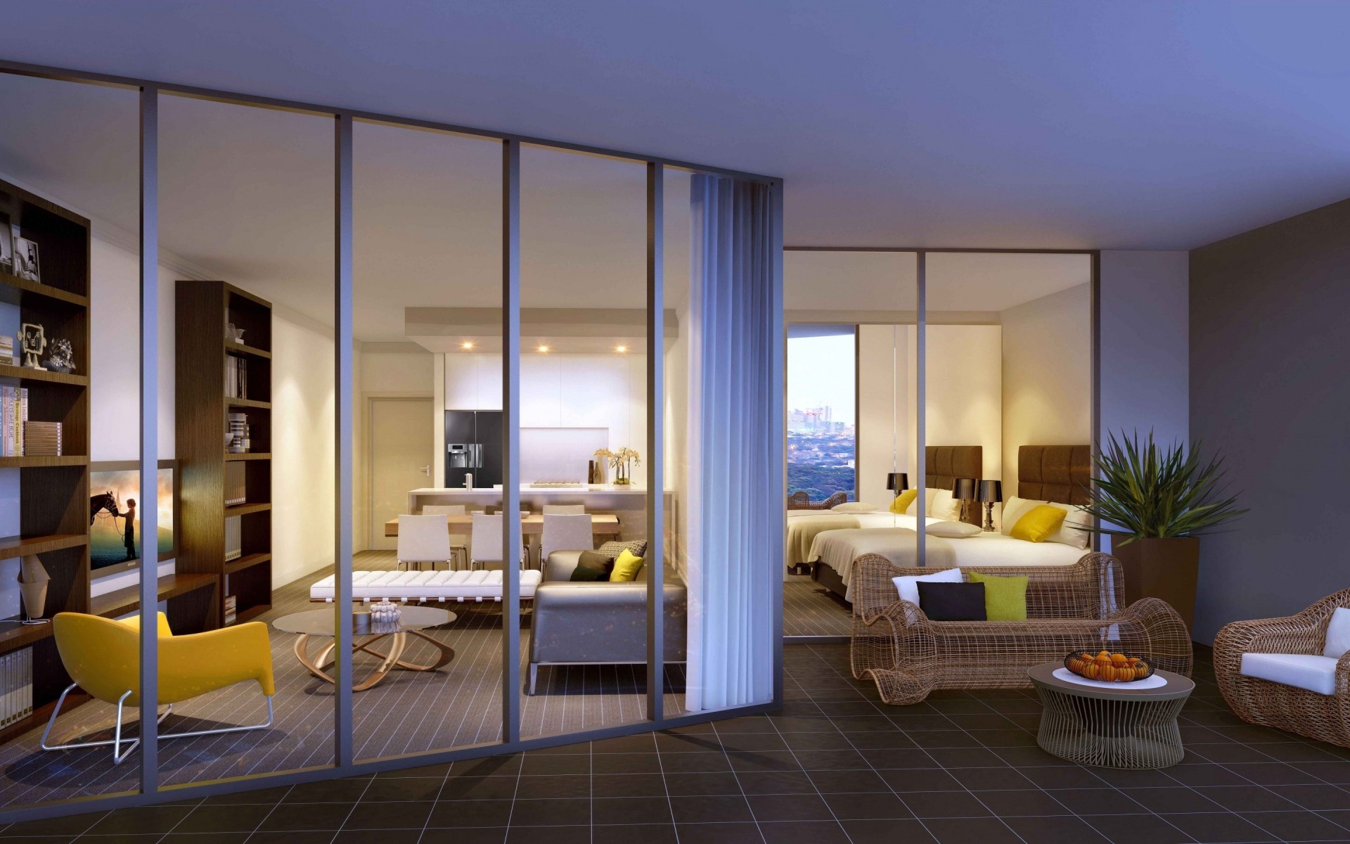 мебель номер место стул окна в помещении диван таблица пол современные роскошные квартира дизайн интерьера дом дома ковер семья лампа легкий стул зеркало